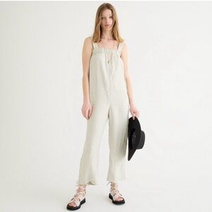 J. Crew Relaxed Linen Jumpsuit, M, NWOT